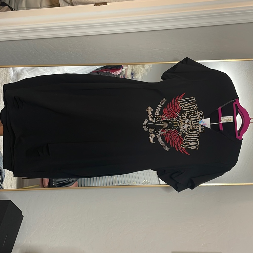 Biker TShirt Dress